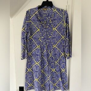Roberta Roller Rabbit Ikat Cotton Tunic Dress Women’s Size Small